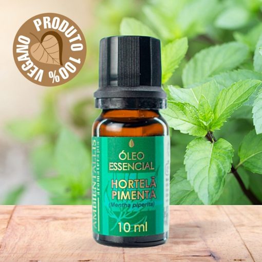 Óleo Essencial HORTELÃ PIMENTA (Mentha Piperita) 100% Puro - 10 ml