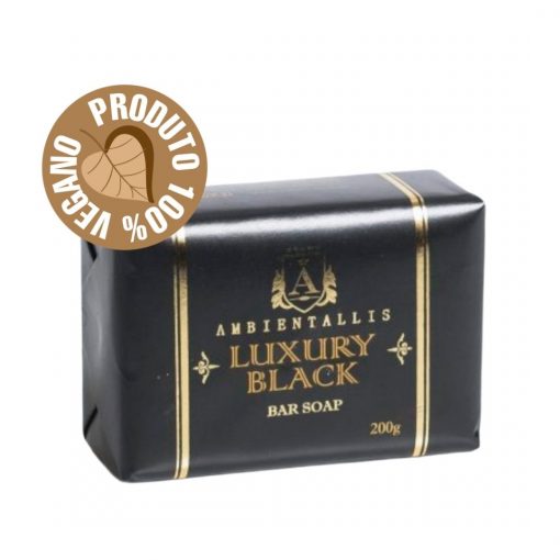 Sabonete Vegano - Linha Luxury 100% Natural BLACK 200g