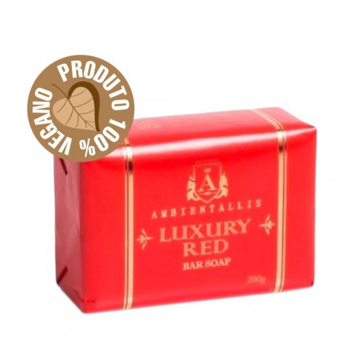 Sabonete Vegano - Linha Luxury 100% Natural RED 200g