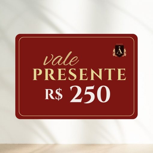 Vale-Presente R$ 250 / Gift Card Ambientallis Aromas