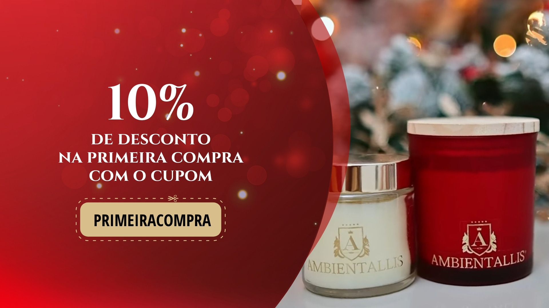 Natal Perfumado. 10% de desconto na primeira compra com o cupom PRIMEIRACOMPRA