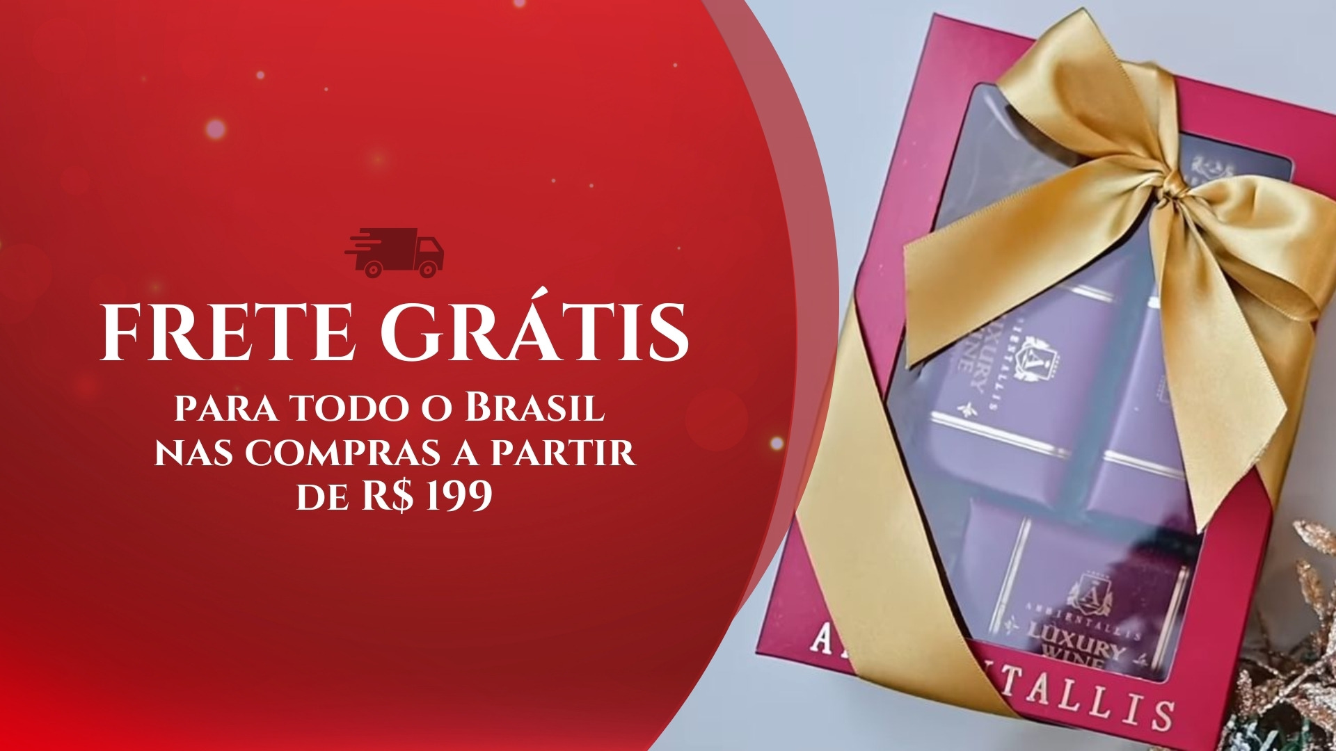 Natal Perfumado. Frete Grátis para todo o Brasil nas compras a partir de R$ 199